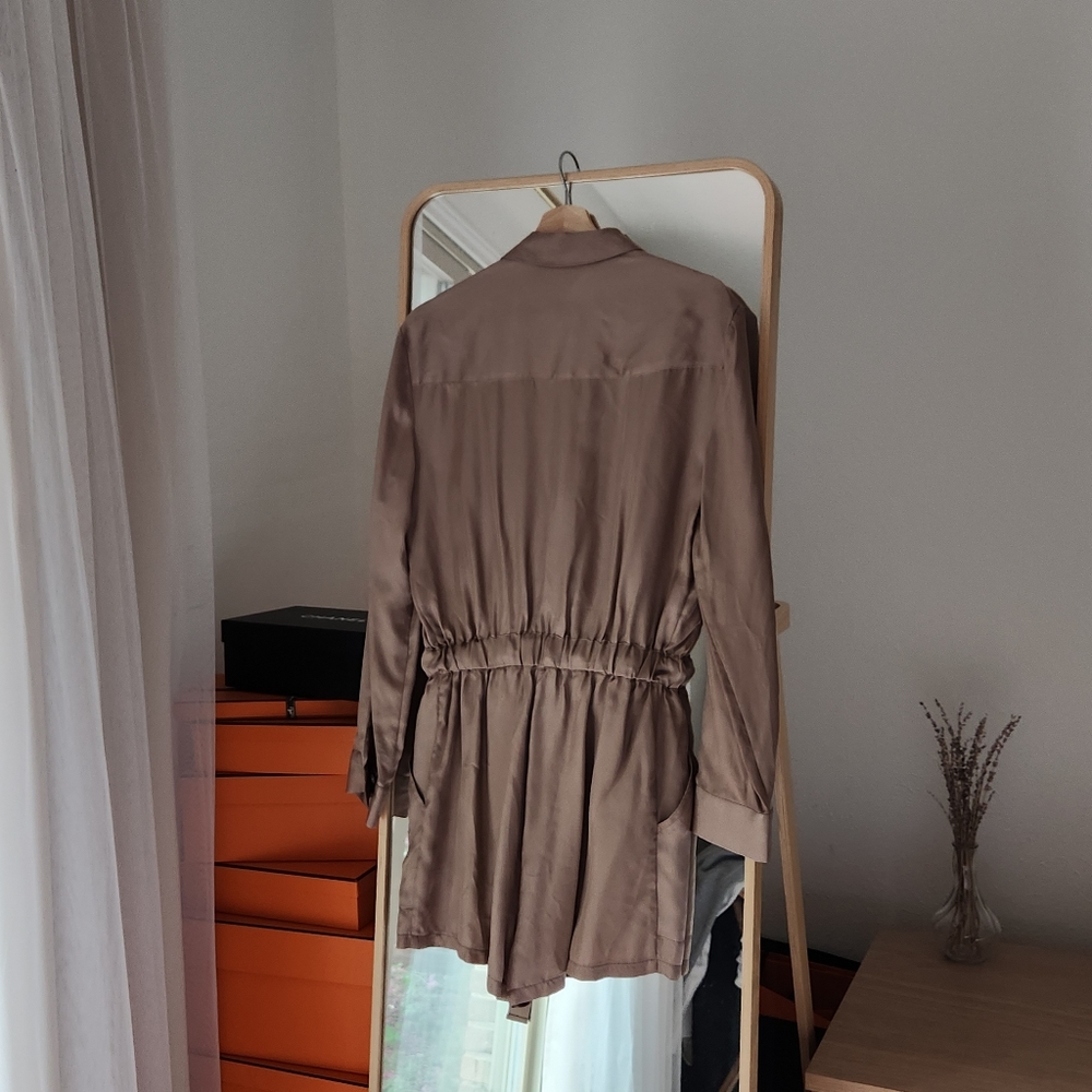 Cinq a sept silky romper - Picture 3 of 7